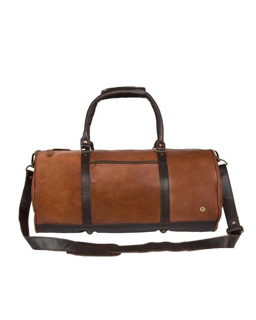 Download Lyst - Mahi Leather Overnight/gym Bag In Vintage Brown ...