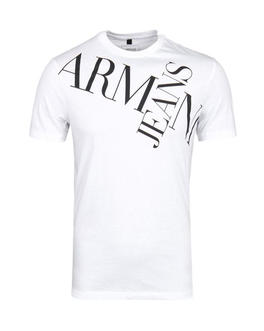 white armani t shirt mens