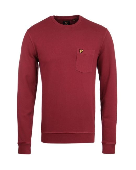 lyle and scott hoodie red