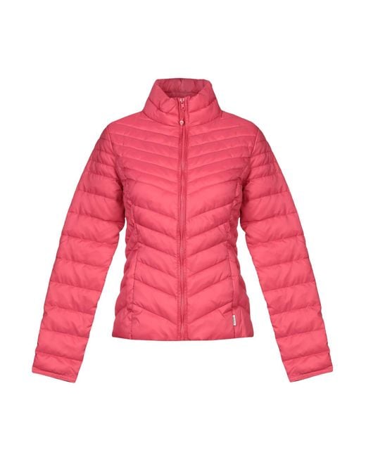 ONLY Synthetic Down Jacket in Coral (Pink) - Lyst