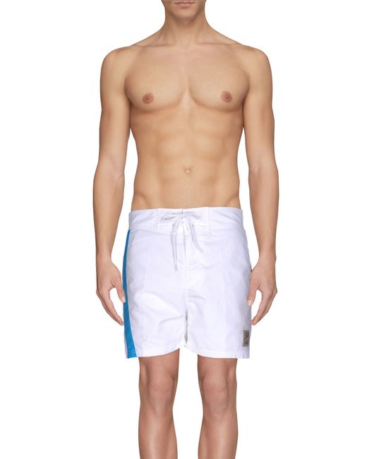 Speedo Swim Trunks in White for Men | Lyst