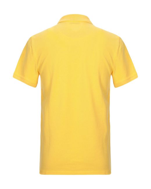 Versace Cotton Polo Shirt in Yellow for Men - Lyst
