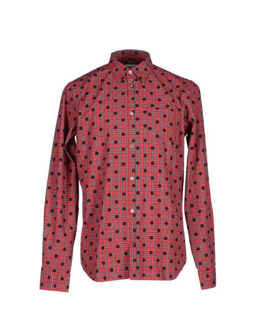 Department 5 Shirt in Red for Men | Lyst