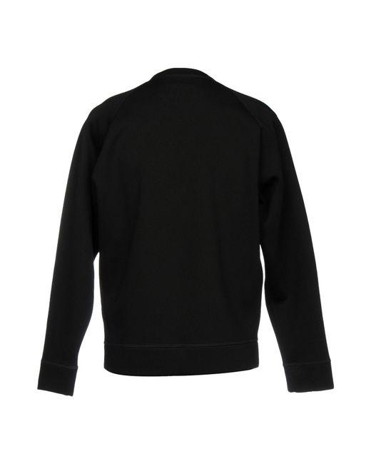 DSquared² Fleece Sweatshirt in Black for Men - Save 60% - Lyst