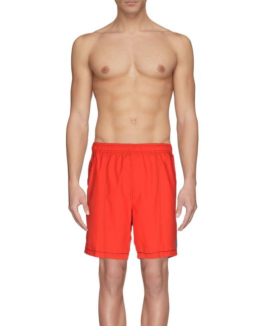 Lyst Speedo Swim Trunks in Red for Men