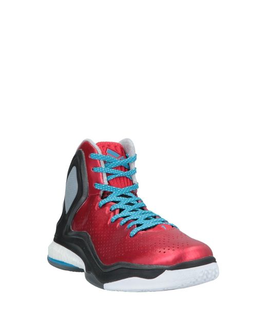 adidas High-tops & Sneakers in Red for Men - Lyst