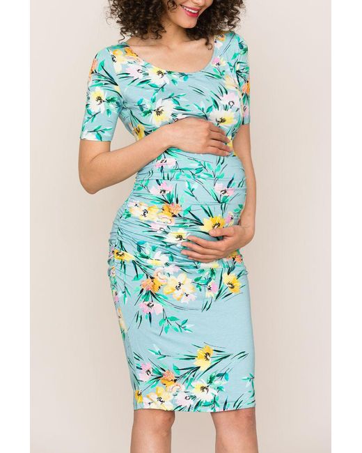Yumi Kim Blue Blossom Maternity Dress Lyst Yumi Kim Blue Blossom Maternity Dress Lyst
