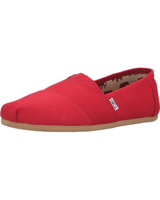 TOMS Classic Canvas in Red for Men - Lyst