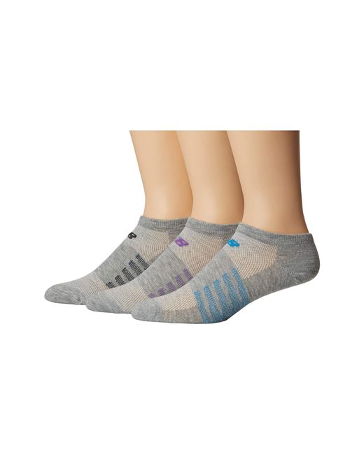 Lyst - New Balance Lifestyle No Show Socks 6-pair (pink/orange/purple ...