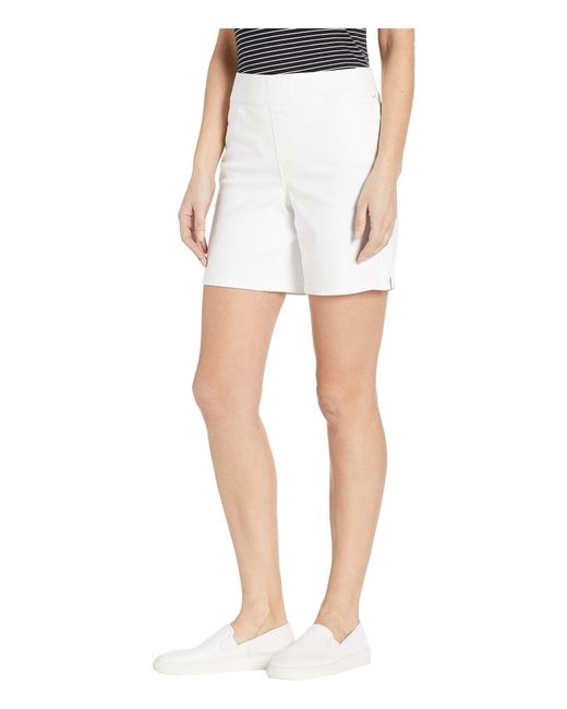 NYDJ Pull-on Shorts In Optic White (optic White) Women's Shorts in White - Lyst