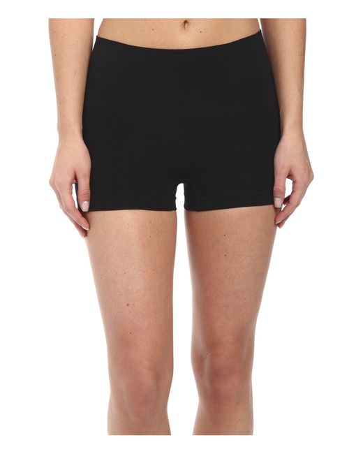 Spanx Denim Everyday Shaping Panties Boyshort in Black Lyst