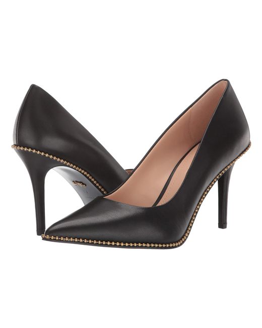 coach waverly beadchain pump