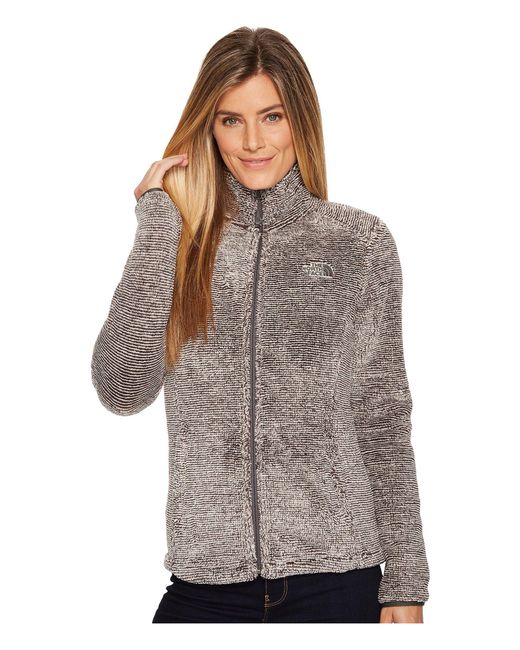 north face osito jacket grey