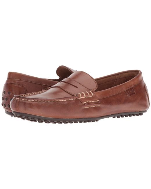 Lyst - Polo Ralph Lauren Wes (polo Tan) Men's Slip On Shoes in Brown ...