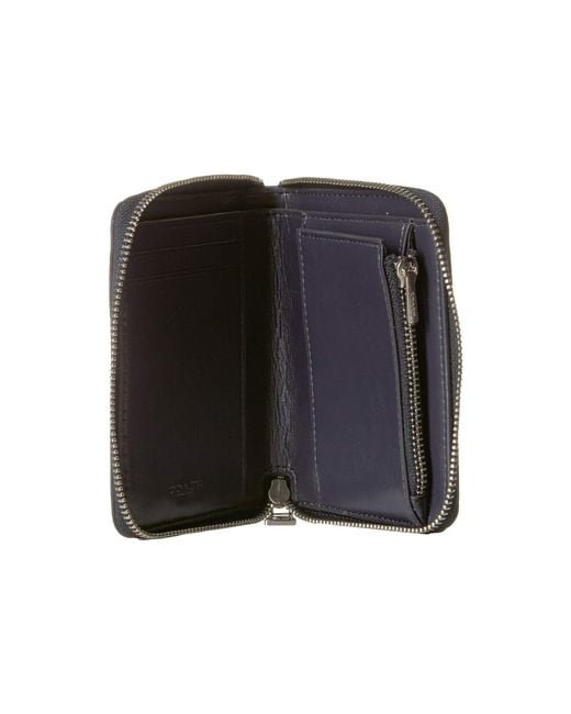Lyst - COACH Ombre Small Zip Around (blue Multicolor/silver) Wallet Handbags in Blue