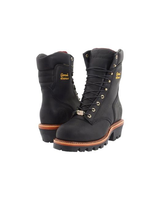 chippewa super logger leather boot