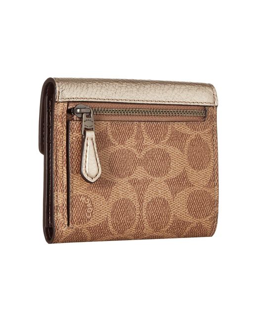 coach shiny wallet