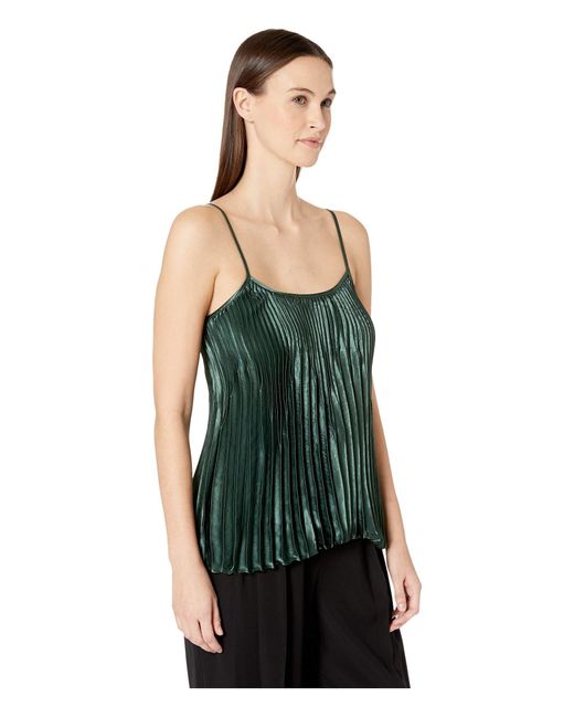 vince chevron pleated blouse