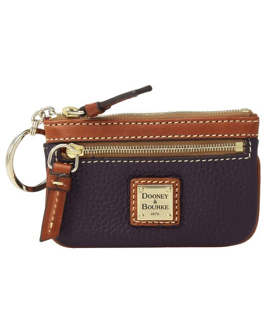 dooney & bourke pebble leather coin case