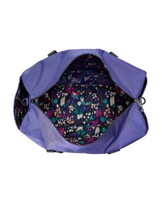Lyst - Vera Bradley Lighten Up Large Travel Duffel (tossed Posies Pink) Duffel Bags in Purple