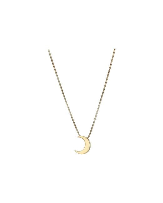 ALEX AND ANI 18 Moon Adjustable Necklace in Metallic - Lyst