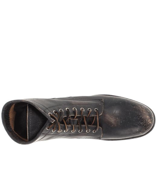 frye tyler lace up black