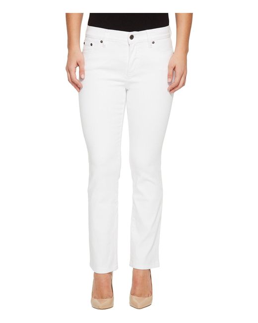 slimming white jeans