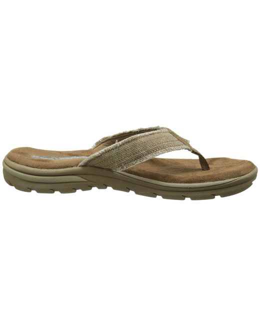 skechers bosnia mens flip flops