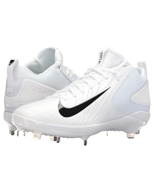 white nike softball cleats