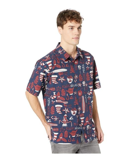 Lyst Quiksilver  Mele Kalilimaka Short Sleeve Christmas  