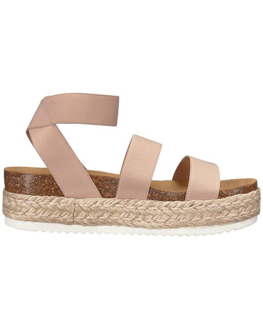 Lyst - Steve Madden Kimmie Espadrille Sandal (black) Women's Shoes