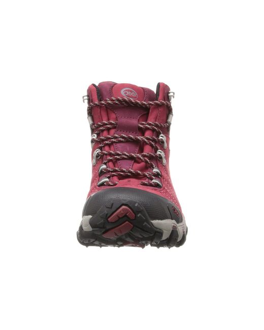 Lyst Oboz Bridger Bdry (rio Red) Women's Hiking Boots in Red