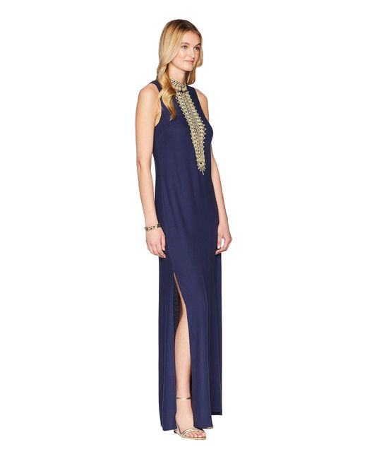 lilly pulitzer blue maxi
