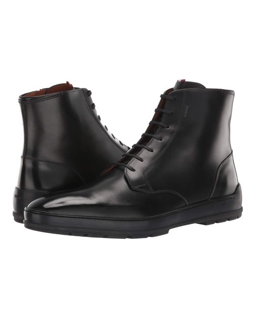 Bally Leather Reingold Boot in Black for Men - Lyst