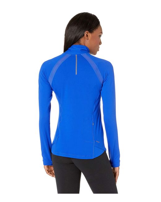 New Balance Anticipate Half Zip (uv Blue) Women's Long Sleeve Pullover ...