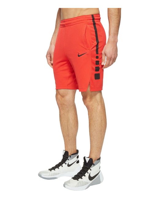 Lyst - Nike Elite Stripe Basketball Short in Red for Men