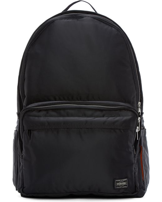Porter Black Tanker Backpack in Black for Men