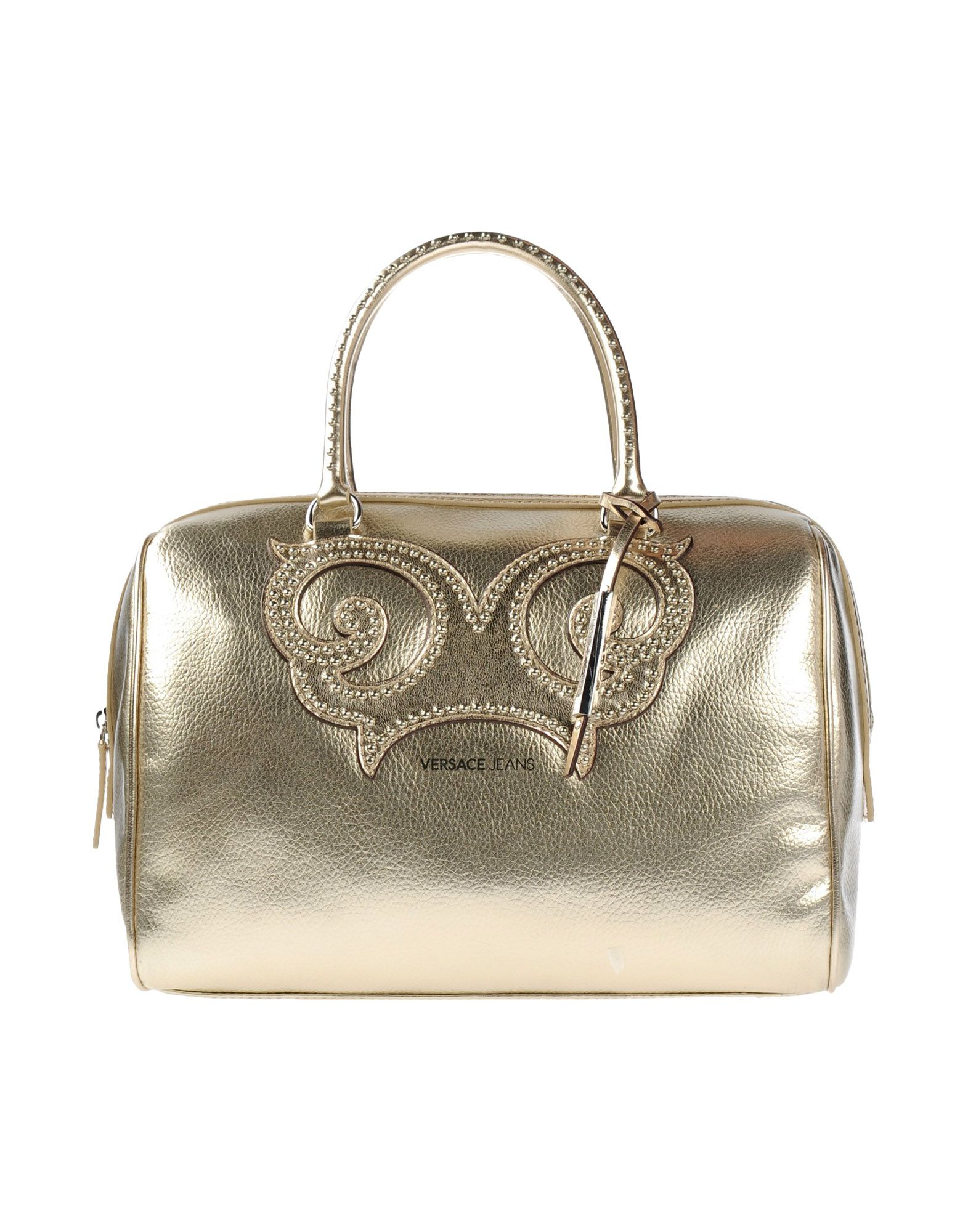 Versace jeans Handbag in Gold | Lyst