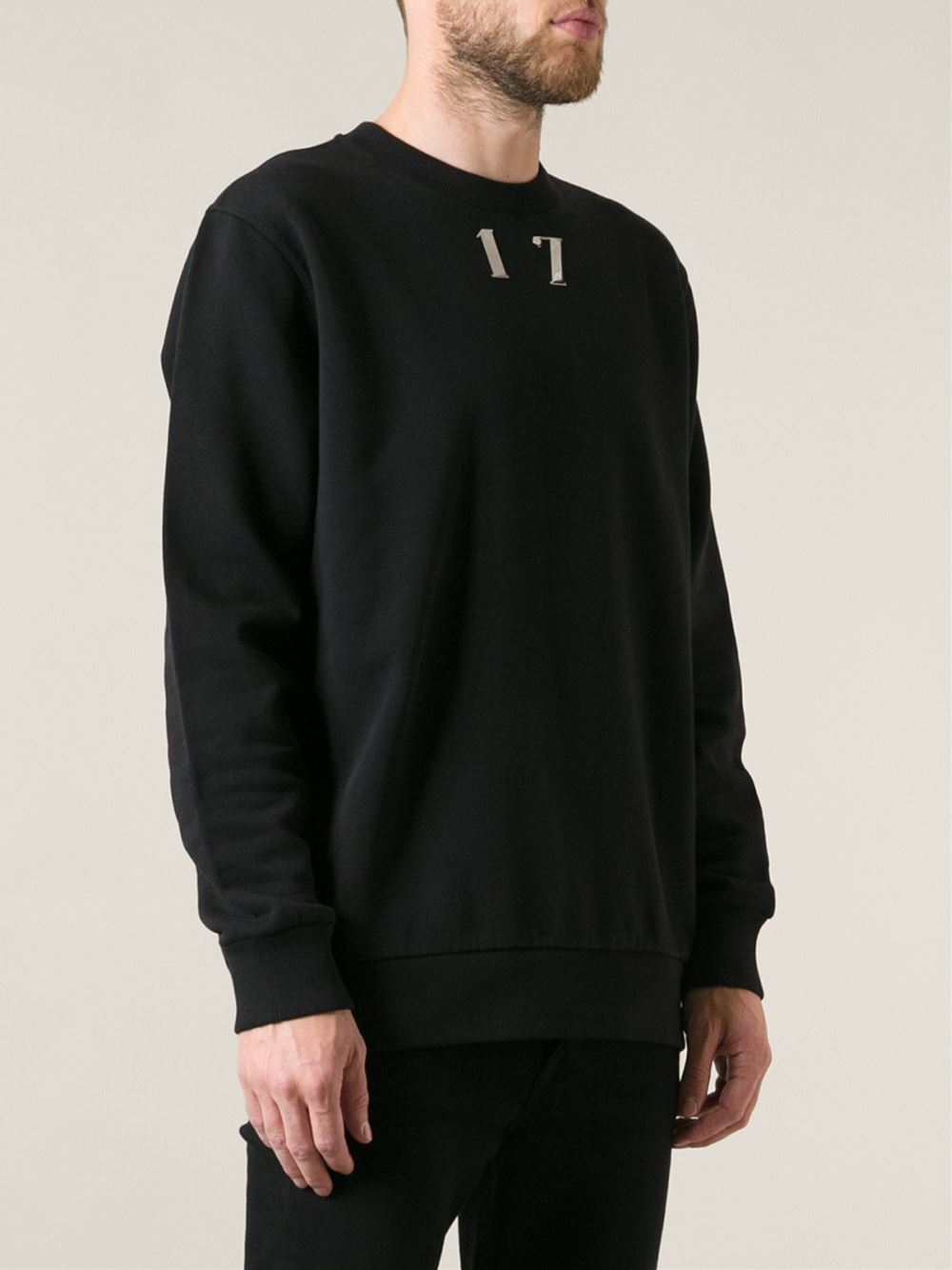 Lyst - Givenchy '17' Sweatshirt in Black for Men