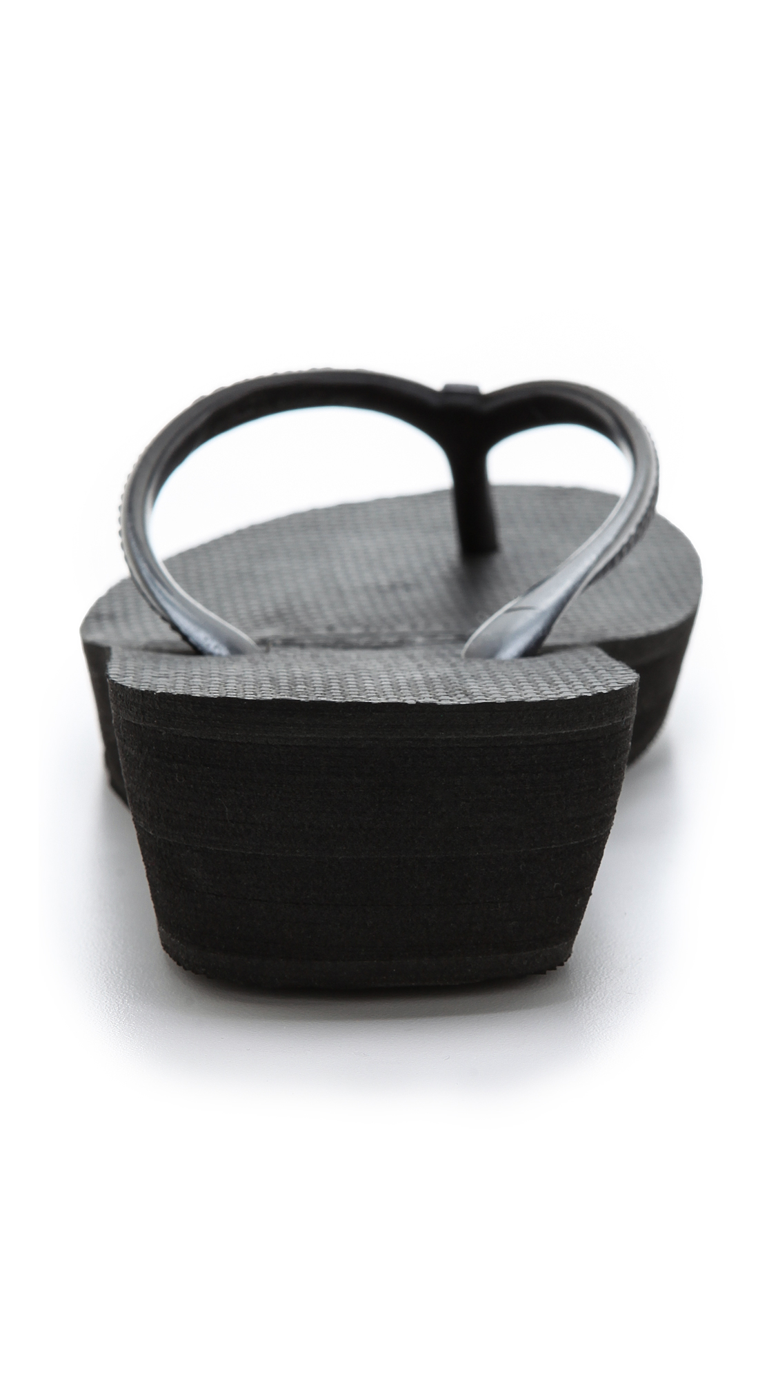 havaianas wedge black