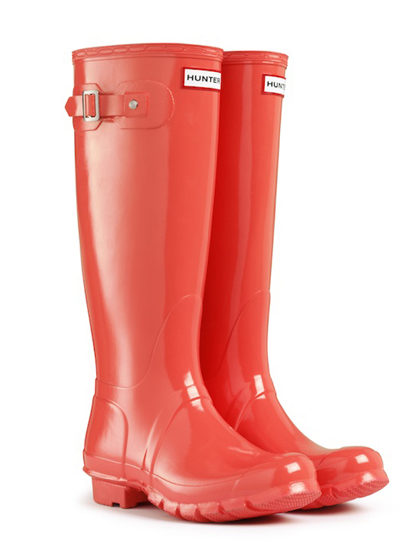 Lyst - Hunter Original Tall Gloss Rain Boot in Orange for Men