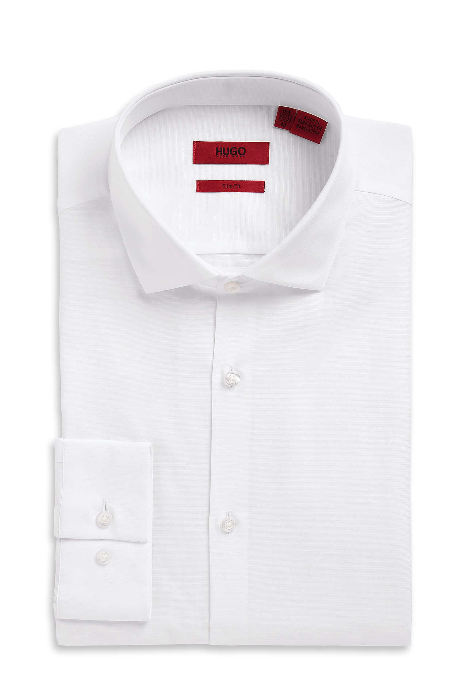 white spread collar dress shirt