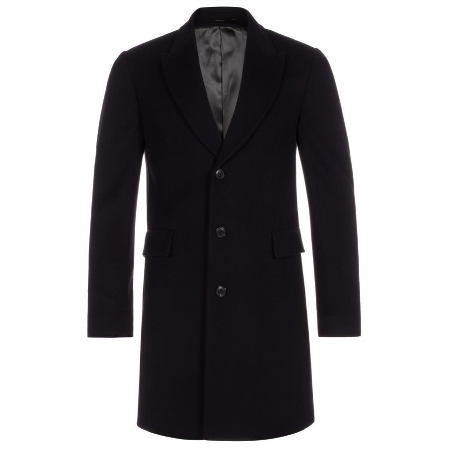 Paul smith Men's Black Wool-cashmere Epsom Coat in Black for Men | Lyst