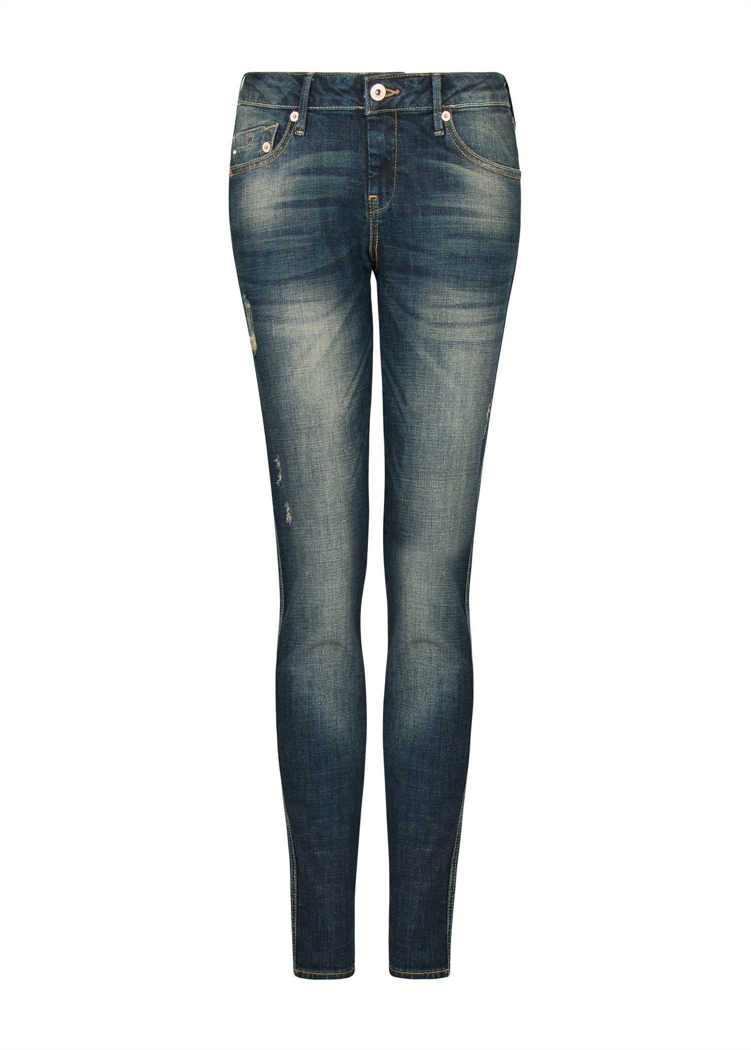 Lyst - Mango Push Up Uptown Jeans in Blue