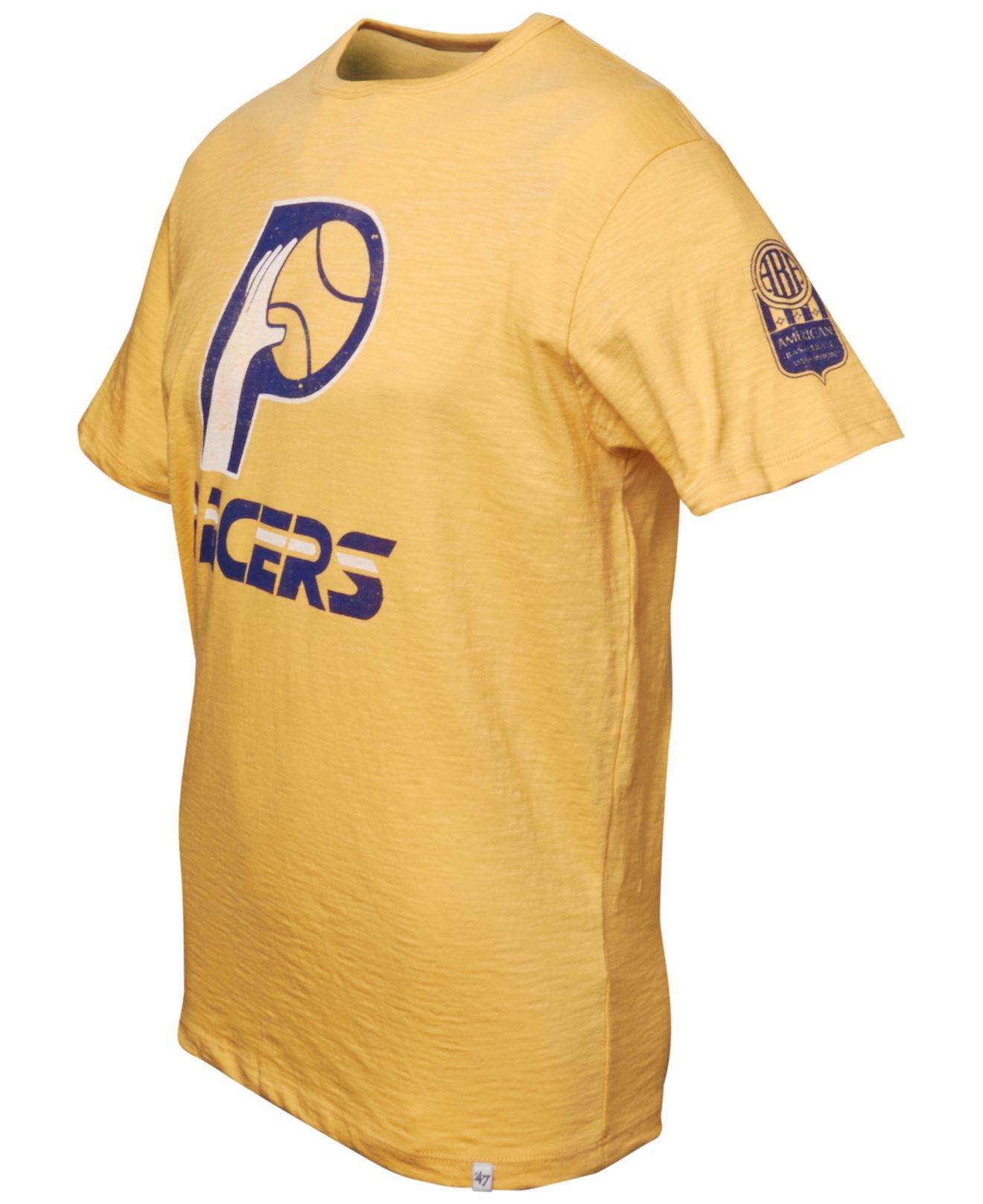 Lyst 47 Brand Men's Indiana Pacers Logo Scrum Tshirt in Yellow for Men