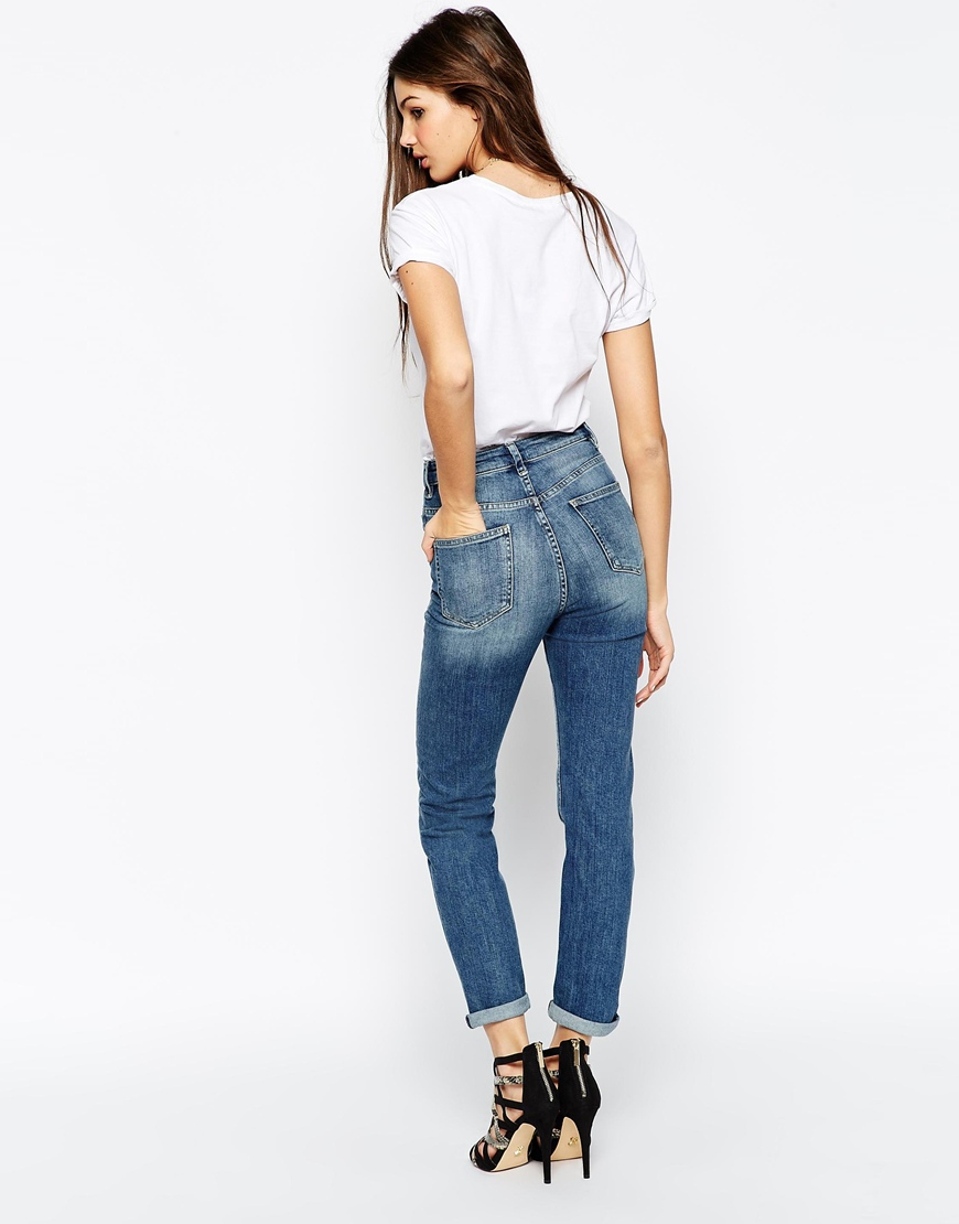 high waist mom jeans h&m