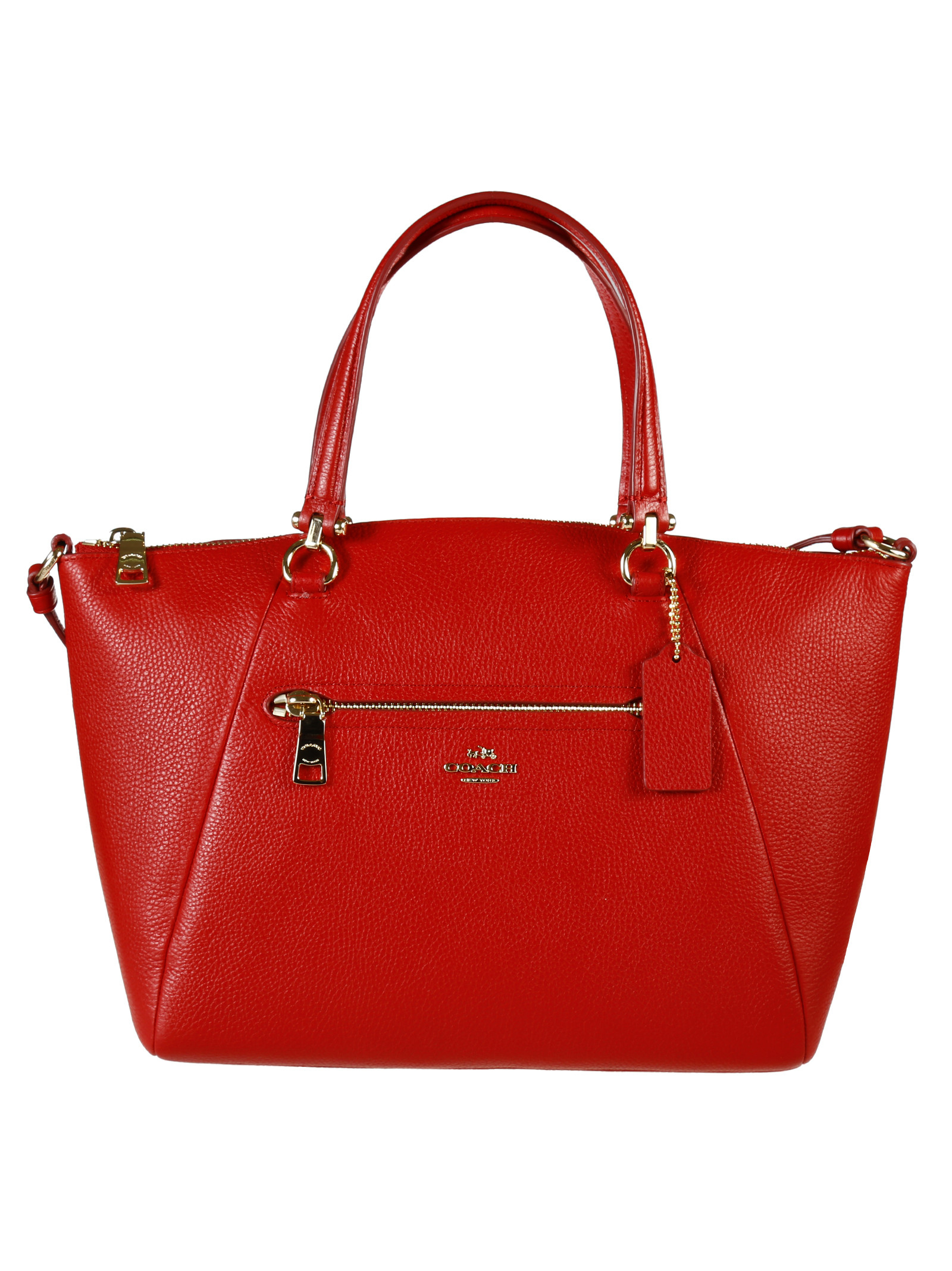 Coach Prairie Satchel in Red (Rosso) | Lyst