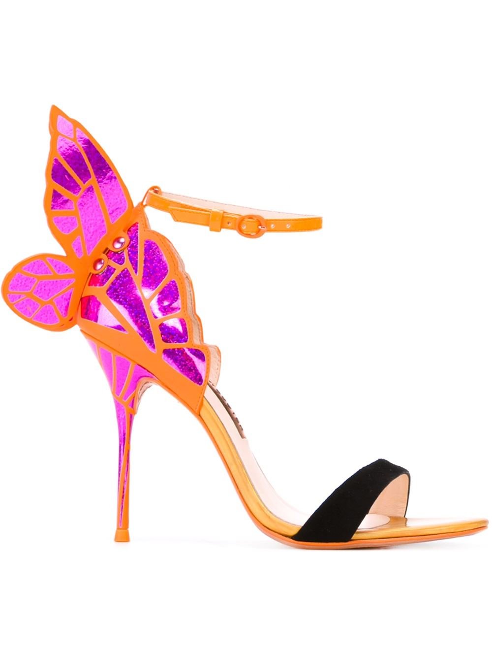 Lyst - Sophia Webster Butterfly Leather Sandals in Black