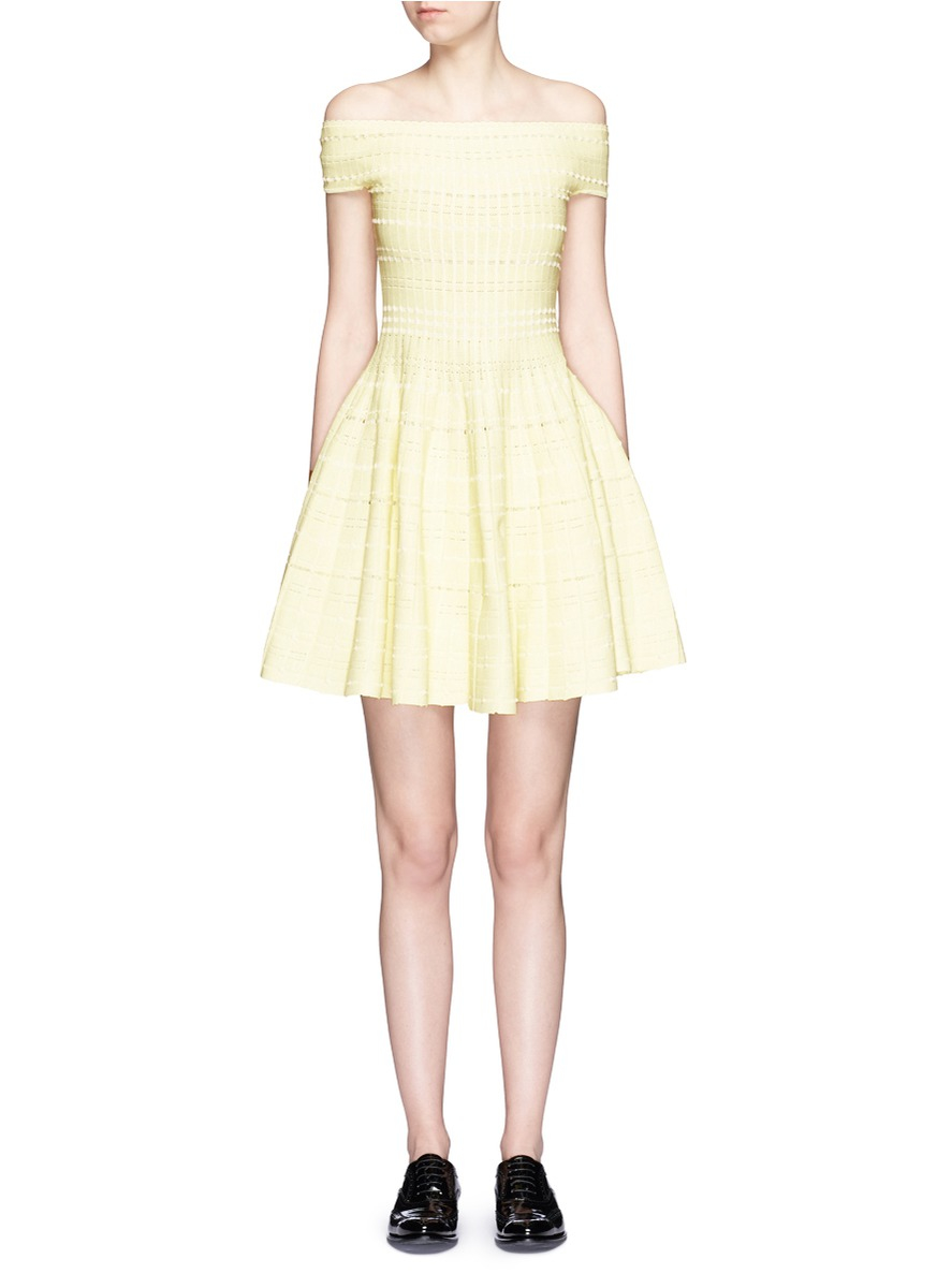Alexander McQueen Yellow Dresses