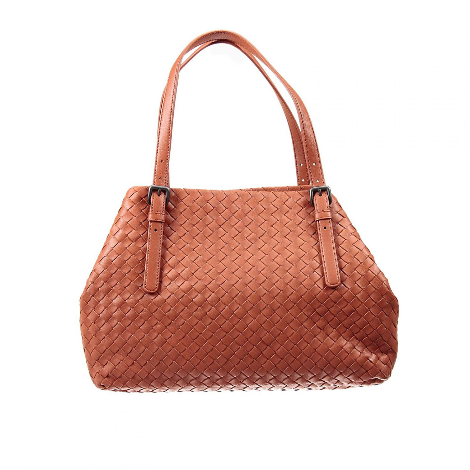 Lyst - Bottega Veneta Handbag Opened Shopping Intrecciato Small Size in ...